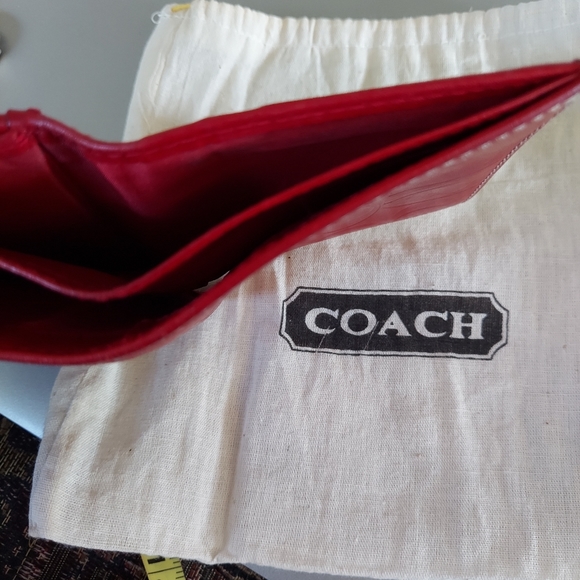 Coach Embossed Leather Wallet - Picture 7 of 10